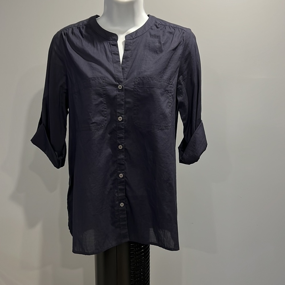 Navy top from Loft Small petite